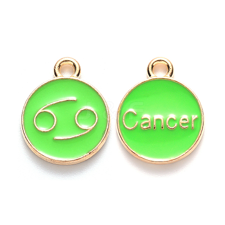 Alloy Enamel Pendants LS-ENAM-S124-01B-06D-1