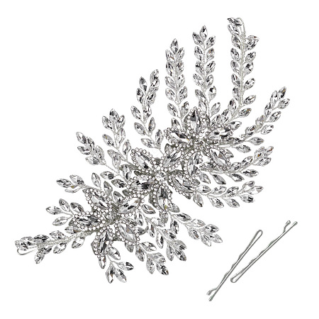 1Set Zinc Alloy & Rhinestone Hair Bobby Pins Sets AJEW-FG0005-22-1
