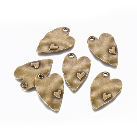 Tibetan Style Alloy Pendants TIBEP-A20287-AB-FF-1