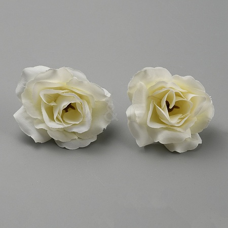 Cloth Imitation Rose Blossom AJEW-WH0083-22A-1