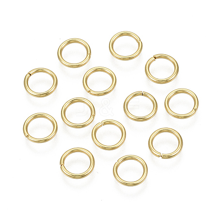 304 Stainless Steel Open Jump Rings X-STAS-R060-7x1-1