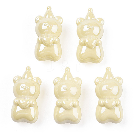 Opaque Acrylic Beads LS-MACR-N017-29-1