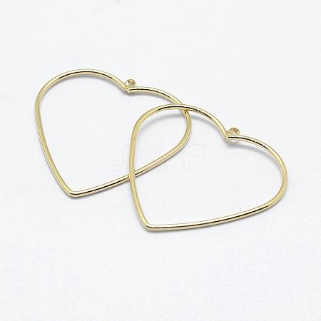 Brass Pendants KK-F727-28G-NF-1