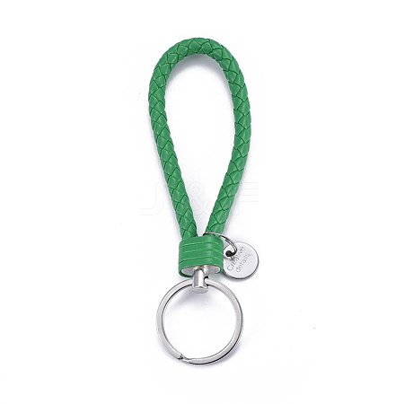 PU Leather Keychain Clasp Findings KEYC-I110-D02-1
