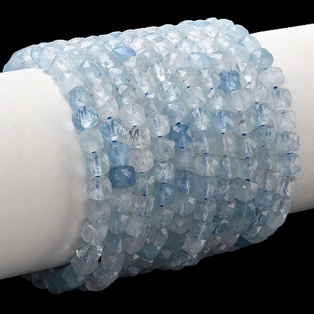Natural Aquamarine Beads Strands G-P629-C01-01-1