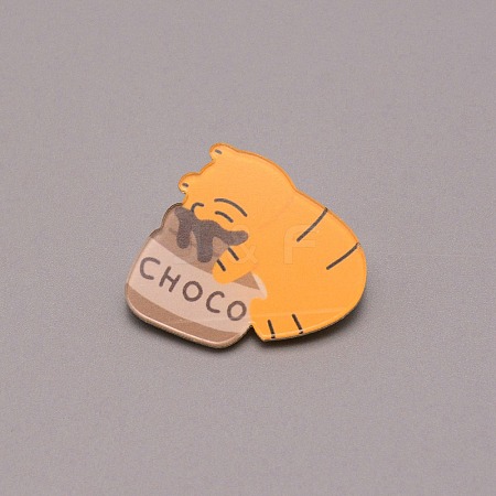 ChocoTiger Chinese Zodiac Brooch Pin JEWB-TAC0008-11-1