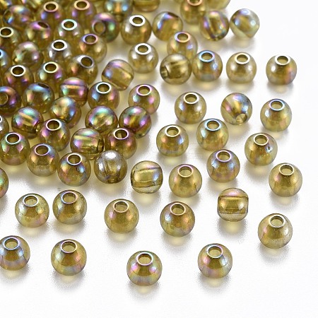 Transparent Acrylic Beads LS-MACR-S370-B6mm-737-1