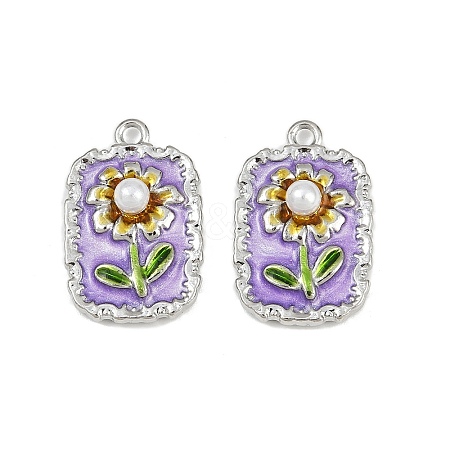 Alloy Enamel Pendants PALLOY-P311-01C-P-1