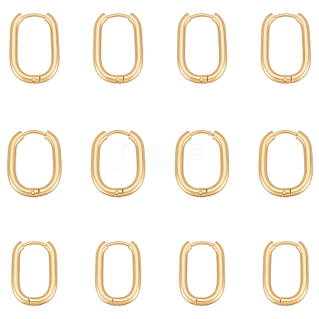 6 Pairs 3 Styles 304 Stainless Steel Hoop Earrings EJEW-UN0003-29B-1