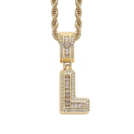 Brass Micro Pave Cubic Zirconia Pendants PW-WG3207D-23-1