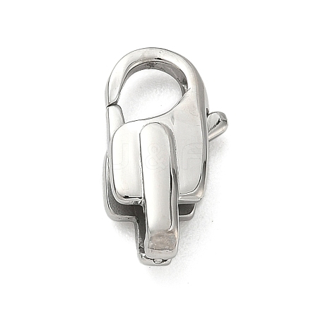 304 Stainless Steel Lobster Claw Clasps LS-STAS-C148-03A-P-1