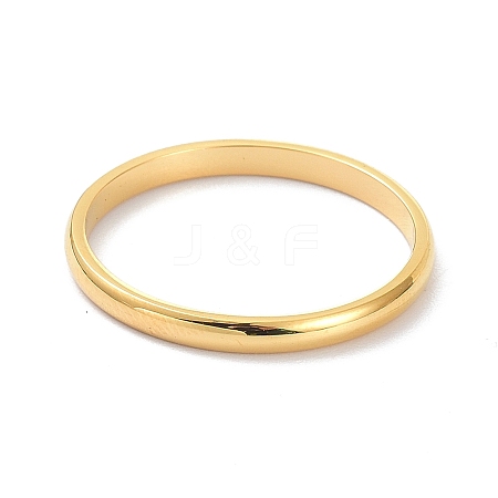 2mm Polished Plain Dome Finger Ring for Girl Women LS-RJEW-C012-05D-G-1