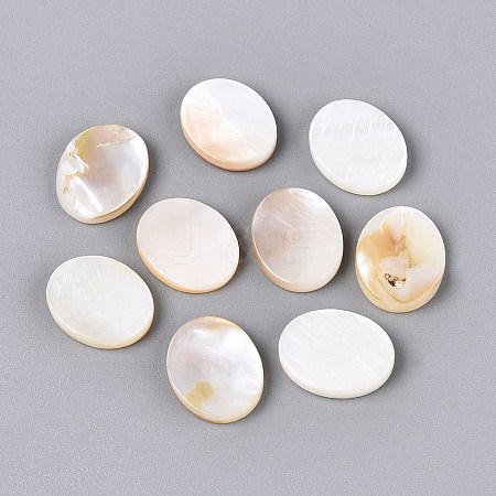 Natural Freshwater Shell Cabochons SHEL-S276-134A-01-1-1