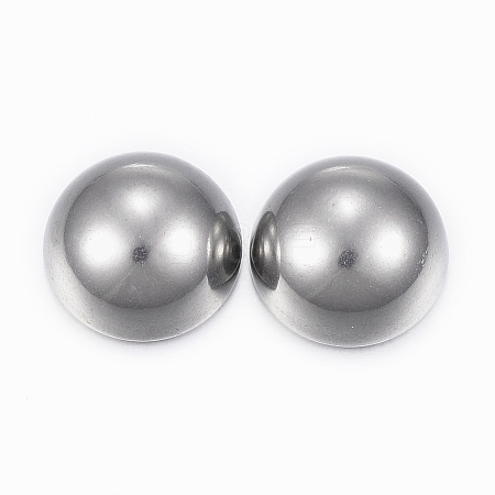 Tarnish Resistant 304 Stainless Steel Cabochon STAS-H398-18mm-37P-1