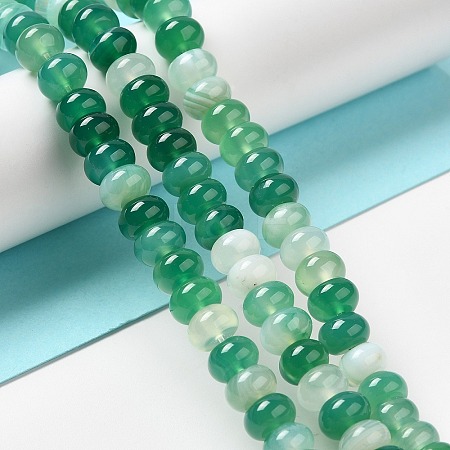 Natural Agate Beads Strands G-H295-C03-15-1