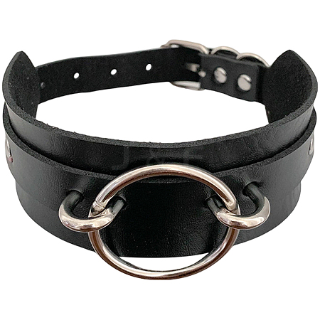 PU Leather Choker Necklaces for Women NJEW-CL0001-22A-1