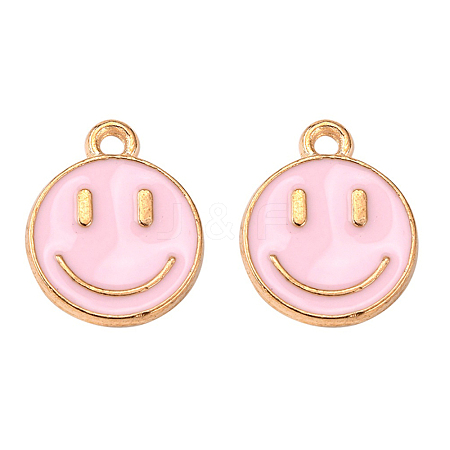 Alloy Enamel Charms X-ENAM-S121-165F-RS-1