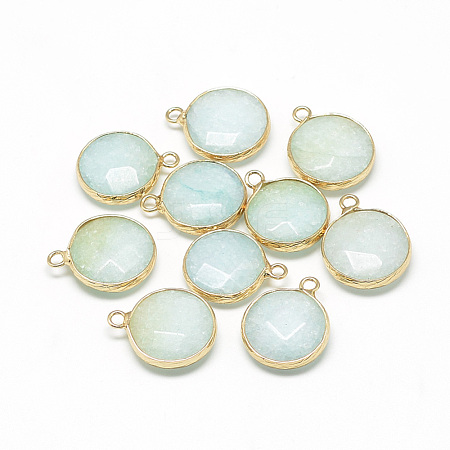 Natural Amazonite Pendants X-G-Q964-08G-1