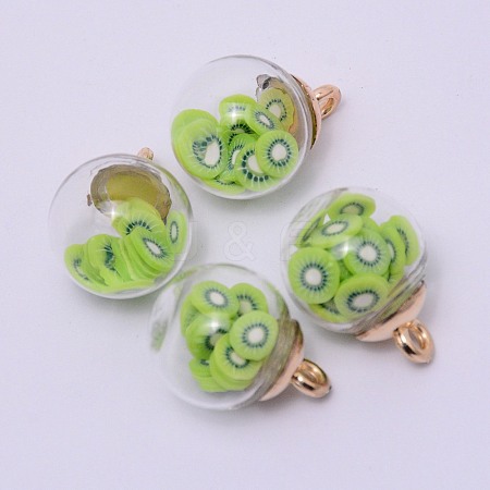 Transparent Glass Globe Pendants LS-GLAA-TAC0003-03B-1