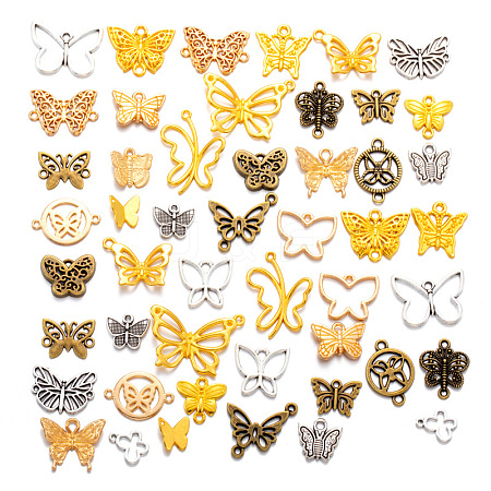 Alloy Pendants & Links Connector Charms Sets PW-WG0DFB9-10-1