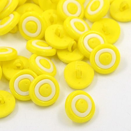 Acrylic Shank Buttons BUTT-E016-B-04-1
