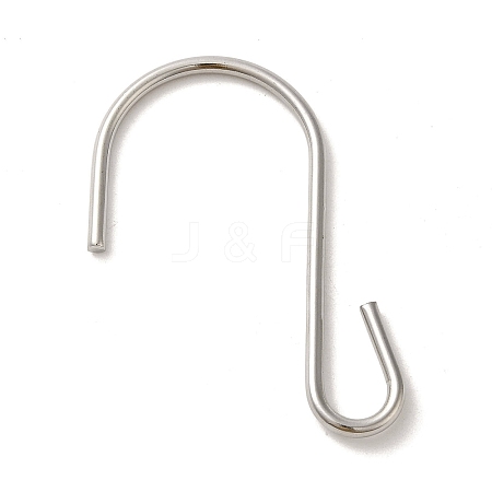 Non-Tarnish 304 Stainless Steel S-Hook Clasp STAS-C085-03K-P-1