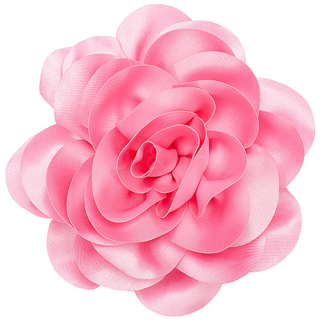 Flower Polyester Brooches JEWB-WH20003-04C-1