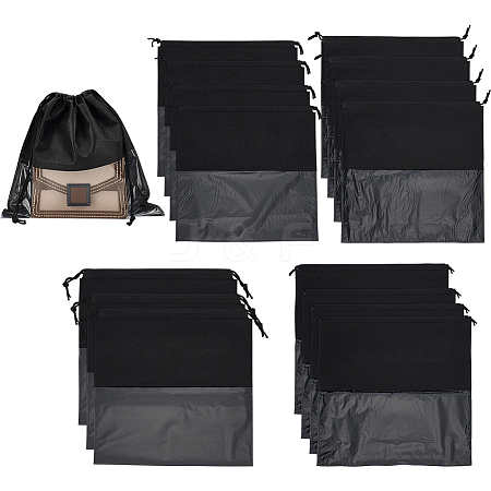 14Pcs 4 Styles Square Cloth Packing Pouches for Shoes ABAG-PH0001-60A-1