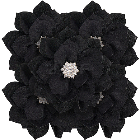 Polyester & Rhinestones Ornament Accessories DIY-WH20063-015A-1