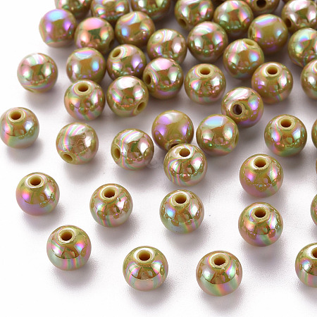 Opaque Acrylic Beads LS-MACR-S370-D8mm-29-1