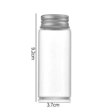 Clear Glass Bottles Bead Containers CON-WH0085-76F-01-1