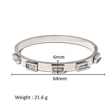 304 Stainless Steel Hinged Bangles WG99C16-02-1