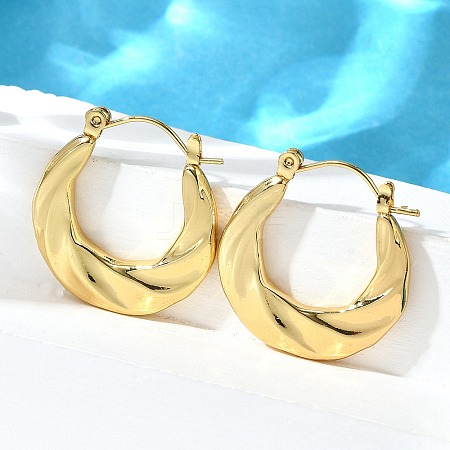 304 Stainless Steel Hoop Earrings for Women EJEW-L296-070G-1