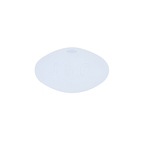 Flat Round Food Grade Silicone Beads PW-WG87984-13-1
