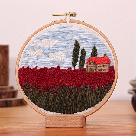 DIY Scenery Embroidery Kit DIY-O021-11A-1