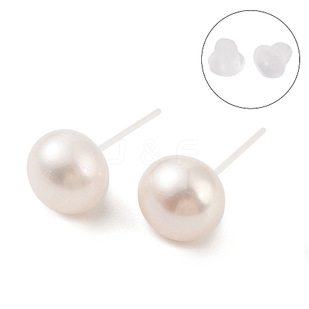 Hypoallergenic Bioceramics Zirconia Ceramic Stud Earrings EJEW-C111-18-1