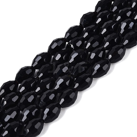Opaque Solid Color Glass Beads Strands GLAA-N071-01A-C12-1