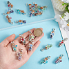 20Pcs Mixed Gemstone European Dangle Charms FIND-PH0020-43-3