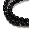 Natural Golden Sheen Obsidian Beads Strands X-G-C068-6mm-9-2