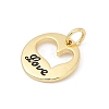 Brass Enamel Charms KK-U062-30G-01-2