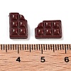 Luminous Resin Imitation Chocolate Decoden Cabochons RESI-K036-28G-02-3