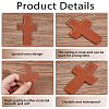 4Pcs 2 Colors Leather Bookmarks AJEW-CP0003-82A-6