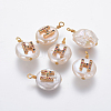 Natural Cultured Freshwater Pearl Pendants PEAR-L027-01H-1