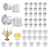 CRASPIRE 50Pcs 2 Style Aluminum Candle Cup FIND-CP0001-47-1