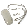 Handmade PU Leather Shoulder Strap Bottom Accessories Kits PW-WGD463C-09-1