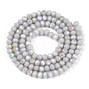 Electroplate Opaque Solid Color Glass Beads Strands LS-EGLA-A034-P3mm-L23-2