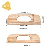 2Ppcs Wood Bag Handles WOOD-WR0001-04B-4