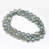 Electroplate Glass Beads Strands EGLA-Q063-04-3
