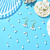 96Pcs ABS Plastic Imitation Pearl Pendants KY-SC0002-32G-5