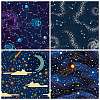 12Pcs Star & Planet & Constellation Theme Scrapbook Paper Pads PW-WGFA888-01-2